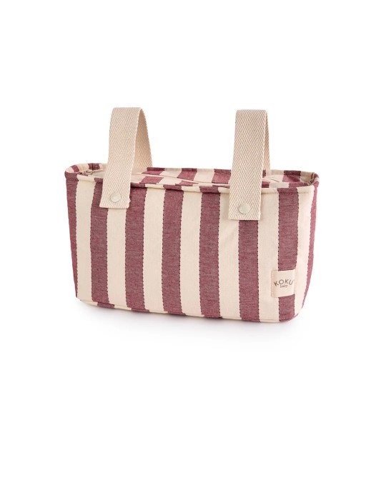 Bolso Mini Stripe Granate