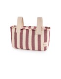 Bolso Mini Stripe Granate