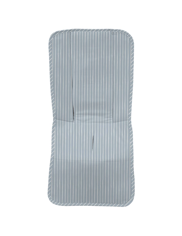 Funda Silla Recta Iris Rayas Azul Verano