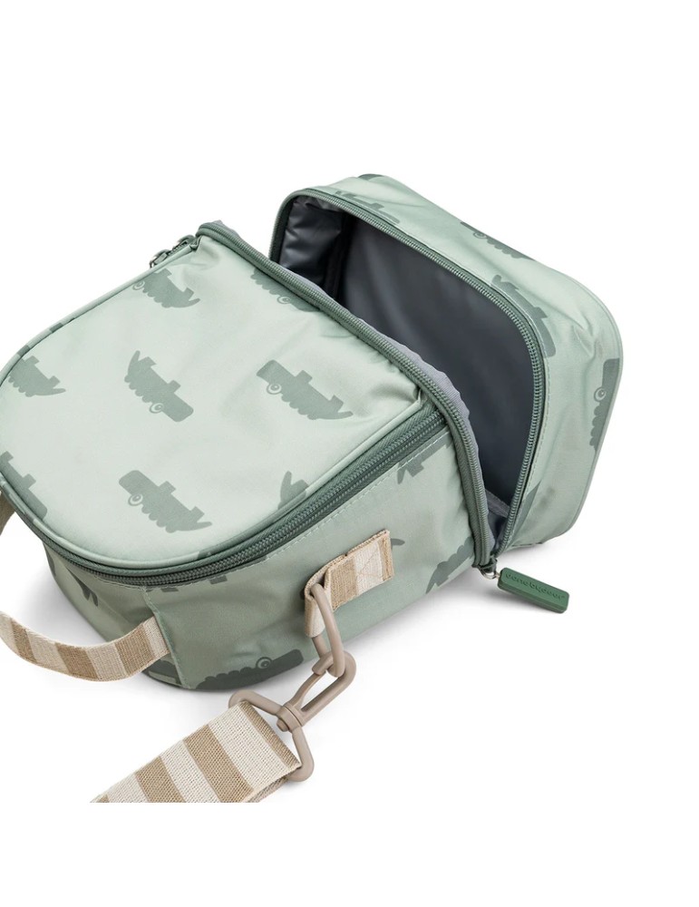 Bolsa Isotémica Porta Alimentos Croco Verde