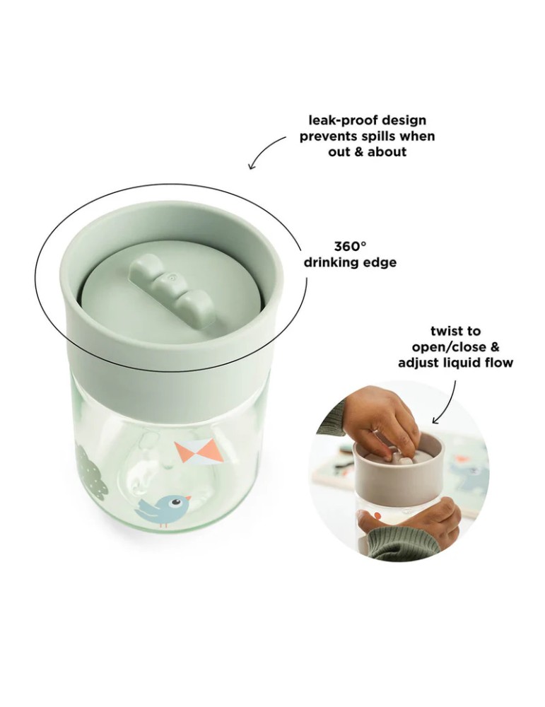 Taza de Aprendizaje 360º Playground Verde