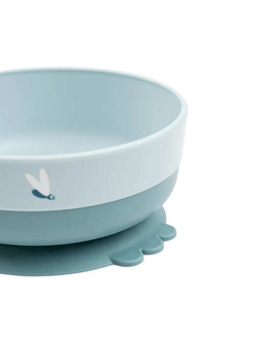 Vajilla First Meal con Ventosa Elphee Azul