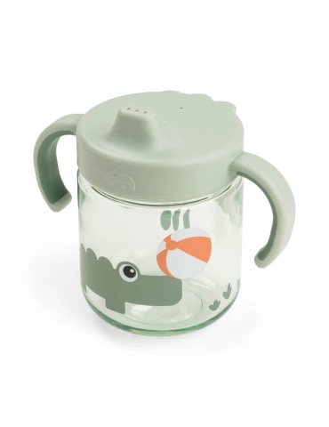 Taza con Boquilla de Aprendizaje Parque Infantil Verde