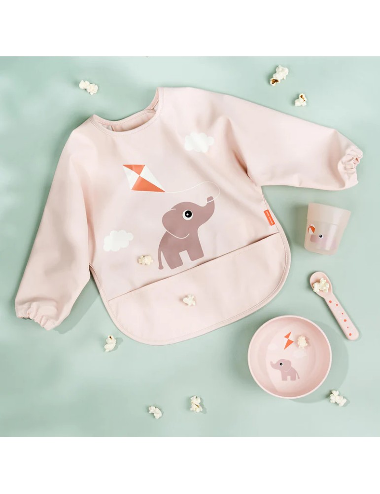 Babero con Mangas Playground Rosa