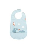 Babero Velcro Playground Azul