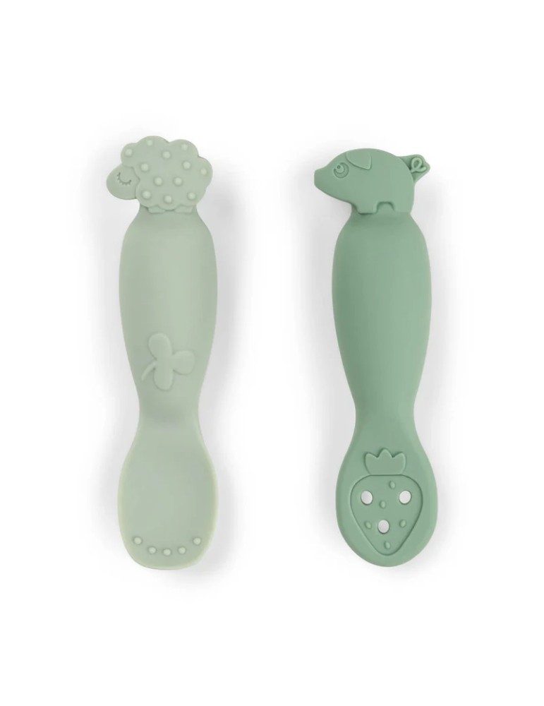 Set de Cucharas Aprendizaje Tiny Farm Verde Set de Cucharas Aprendizaje Tiny Farm Verde