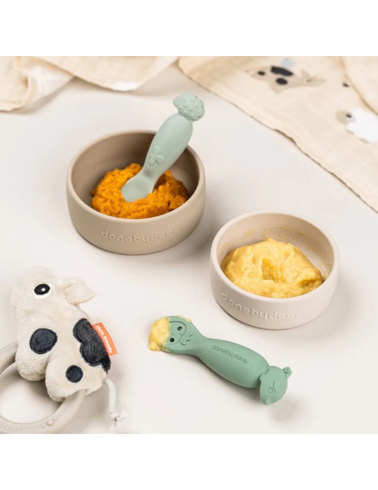 Set de Cucharas Aprendizaje Tiny Farm Verde